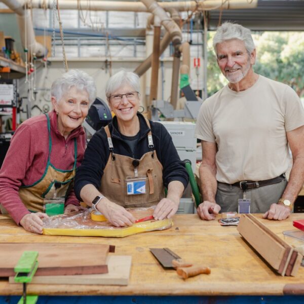 happy woodworkers